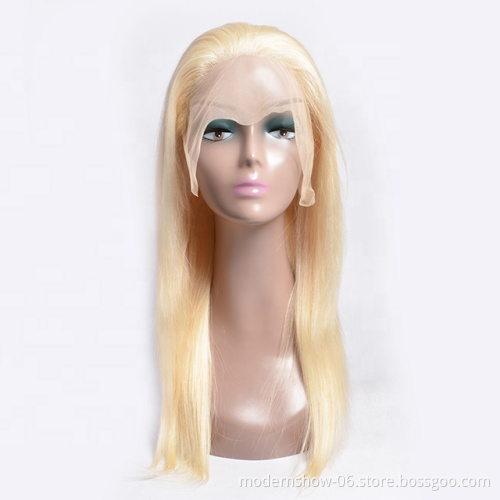 613 Hair Blonde Lace Front Wig Vendors Virgin Human Hair 613 Full Lace Wig Wholesale Best Selling 130% 150% Density Straight